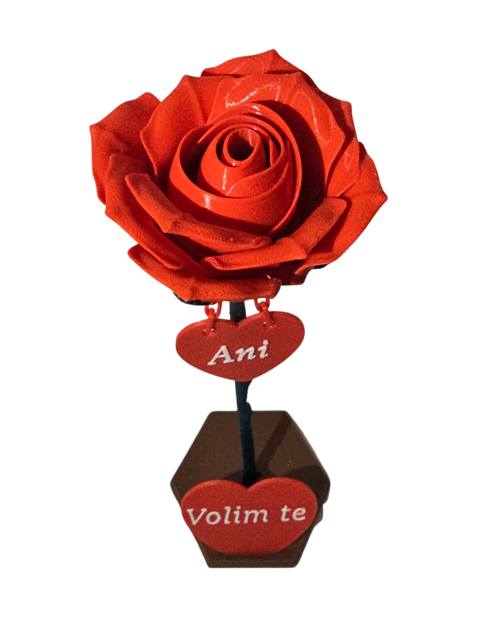 Ruža koja ne vene – Personalizirani Poklon