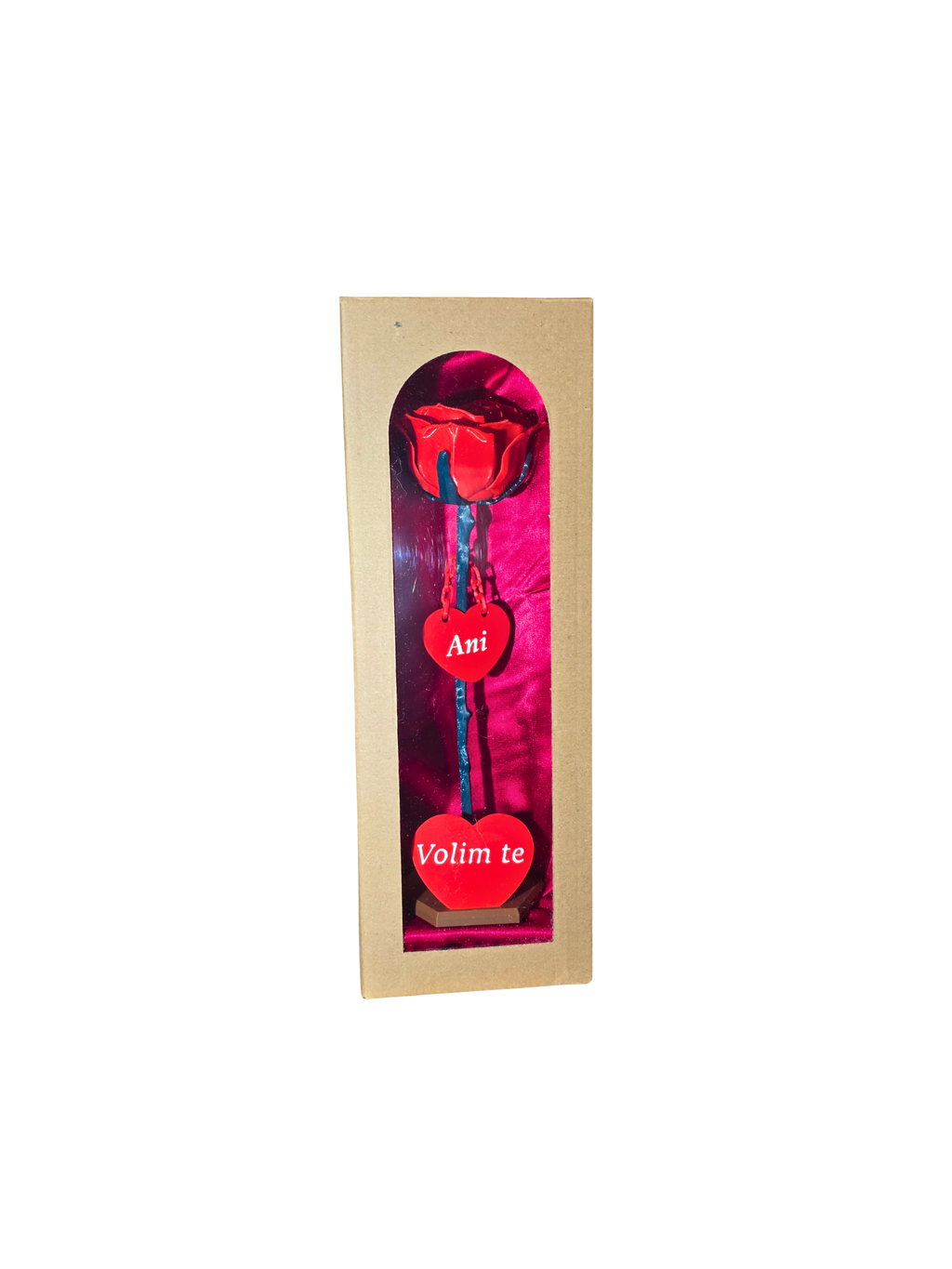 Ruža koja ne vene – Personalizirani Poklon