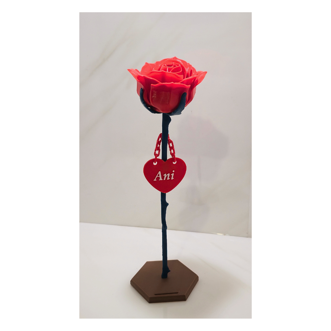 Ruža koja ne vene – Personalizirani Poklon