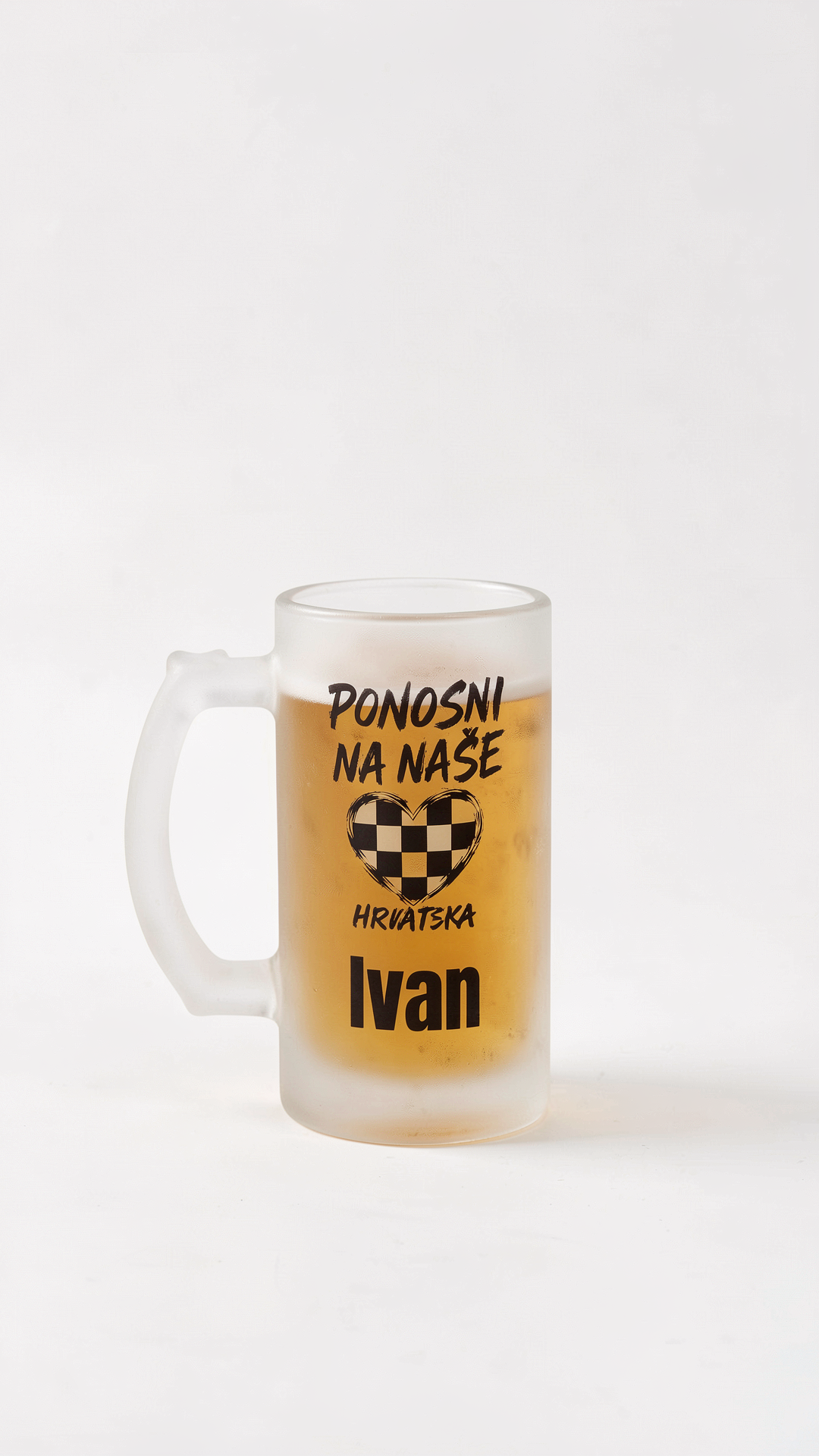 Ponosni na Naše – Personalizirana Navijačka Krigla 🍺❤️