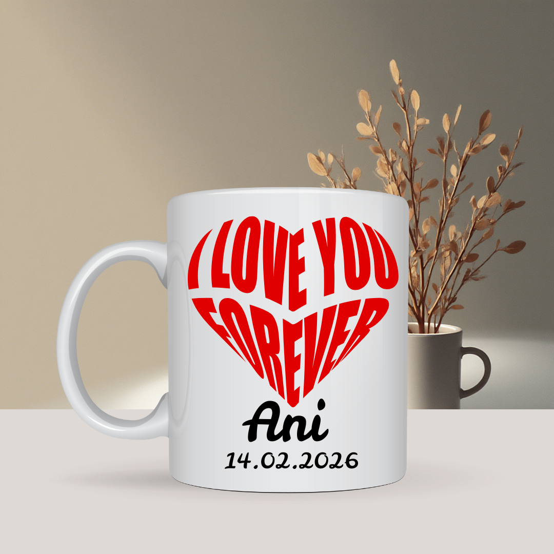 Personalizirana šalica – I Love You Forever