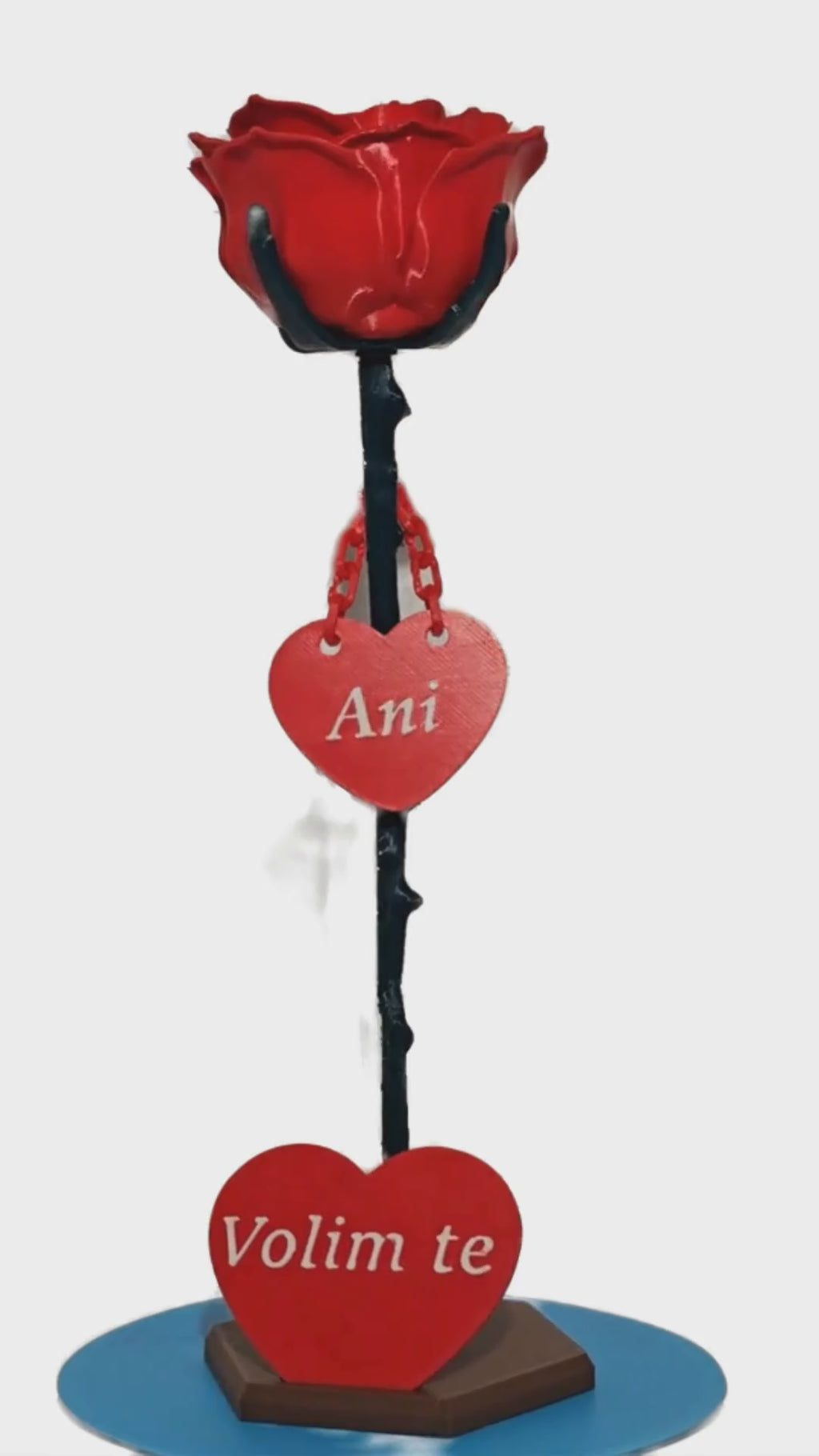 Ruža koja ne vene – Personalizirani Poklon