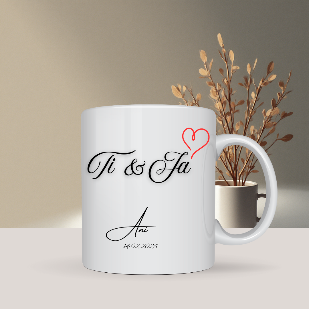 Personalizirana šalica s fotografijom i tekstom