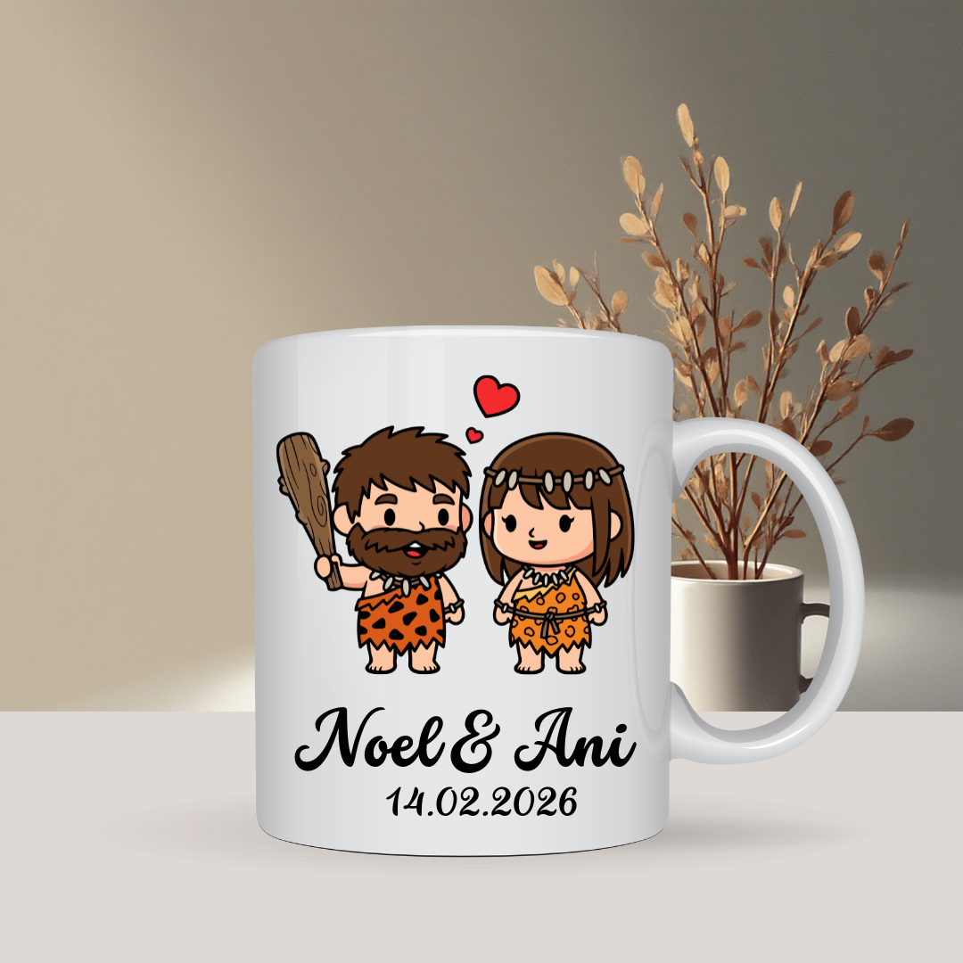 Personalizirana šalica – simpatični par s imenima