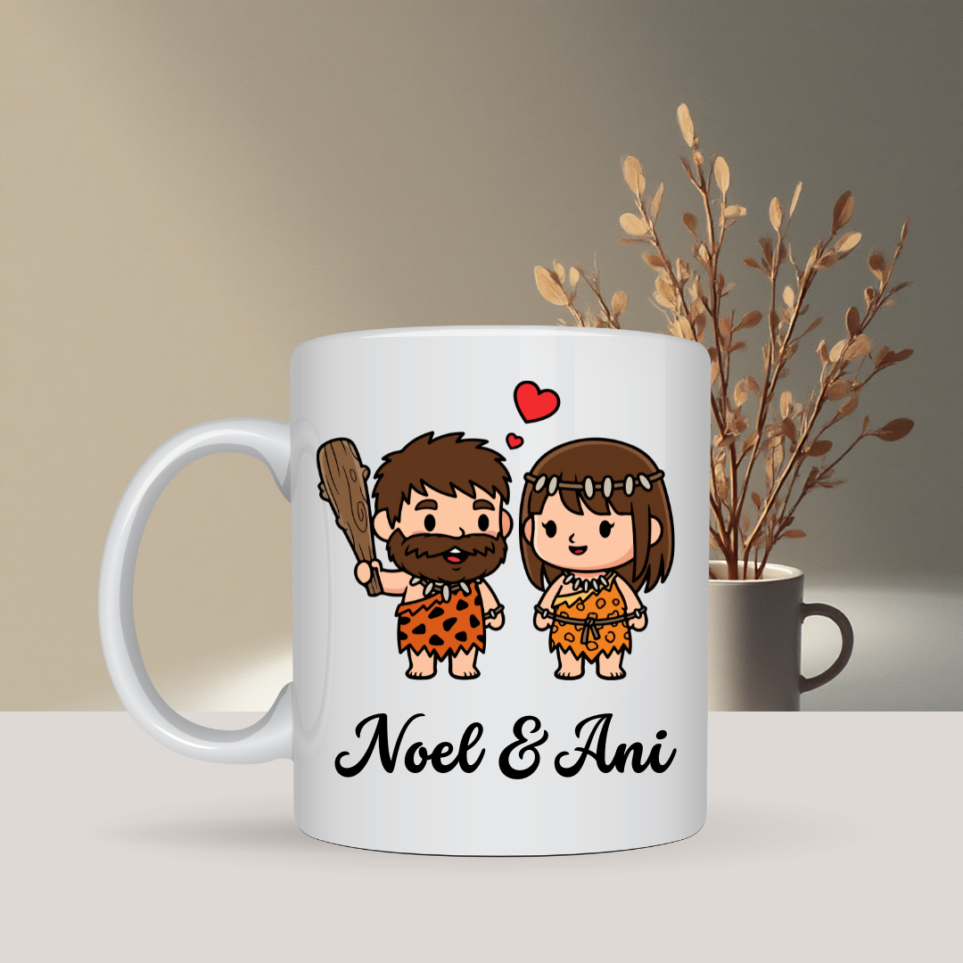 Personalizirana šalica – simpatični par s imenima